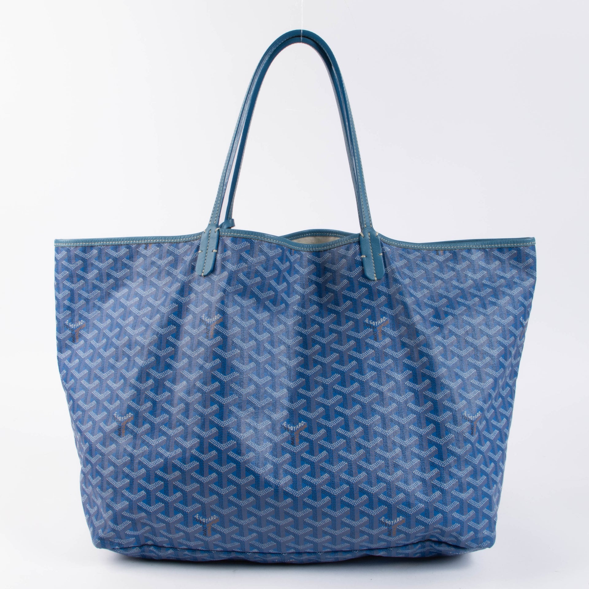 Goyard Blue Saint Louis GM Shoulder Bag