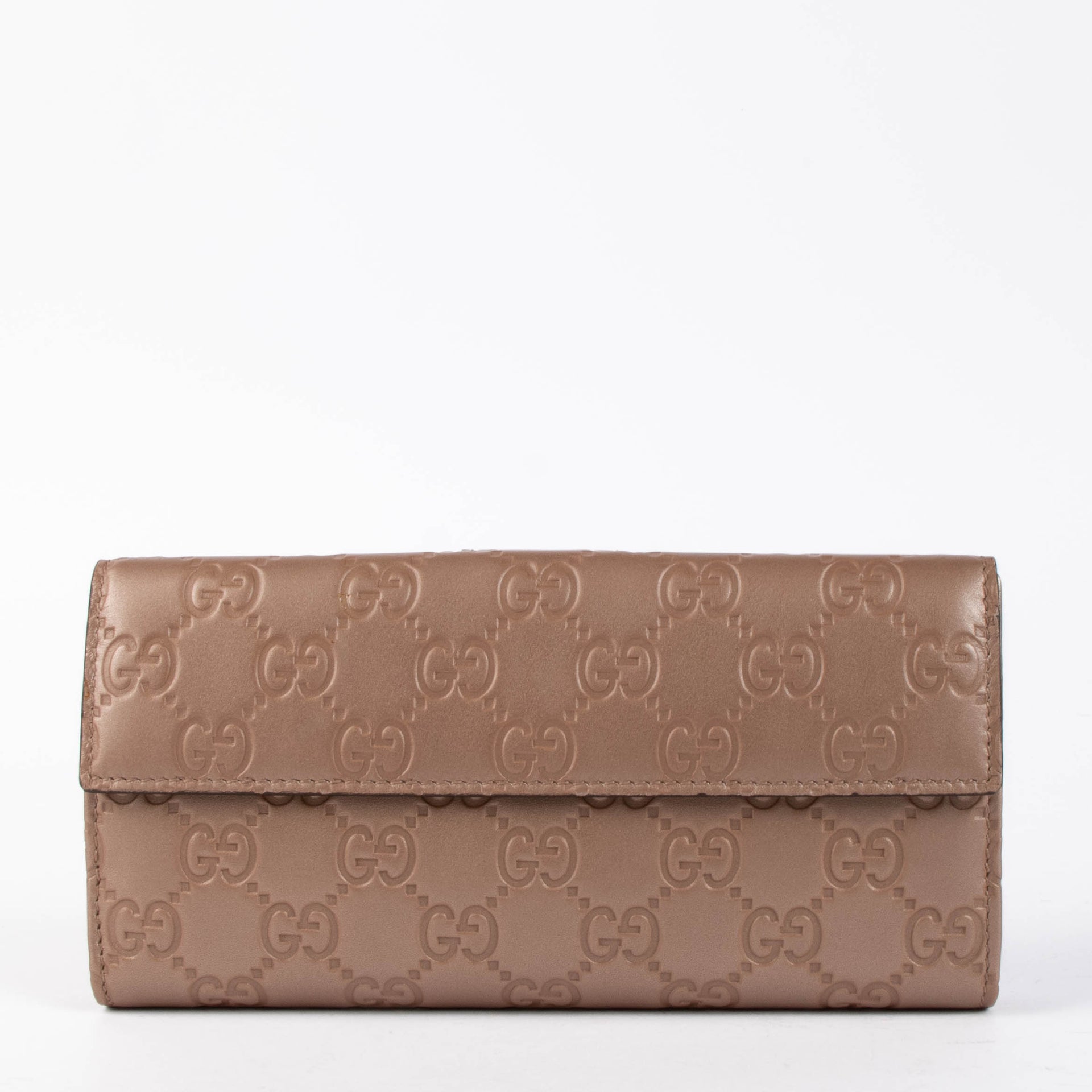 Shop the authentic Gucci Rose Gold Guccissima Wallet brand new on Labellov.com