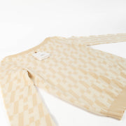 Shop authentic Hermès Beige Bateau Cashmere Ecossais H Sweater on Labellov.com.