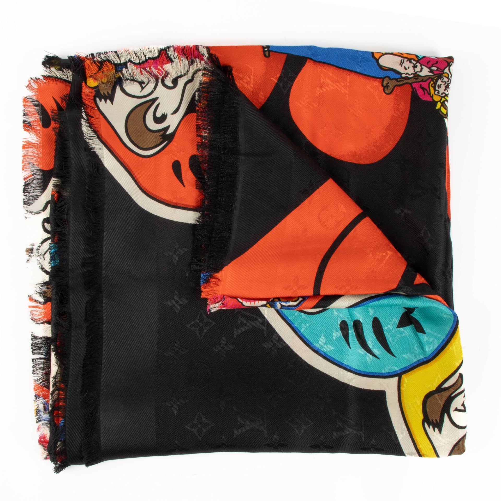 Shop the authentic Louis Vuitton Kansai Yamamoto Kabuki Scarf second hand on Labellov.com
