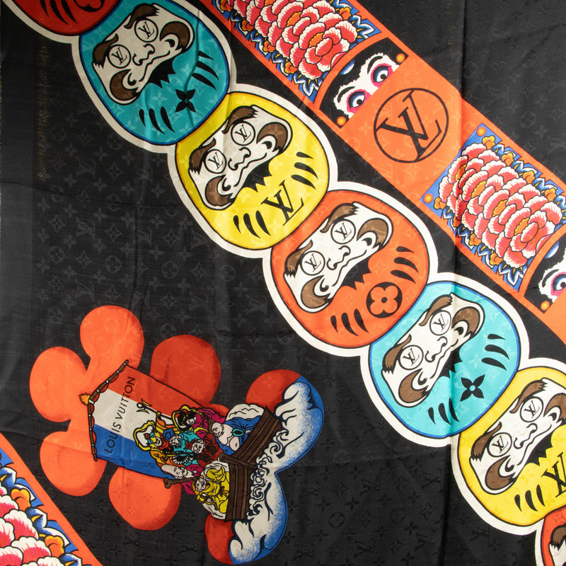 Shop the authentic Louis Vuitton Kansai Yamamoto Kabuki Scarf second hand on Labellov.com