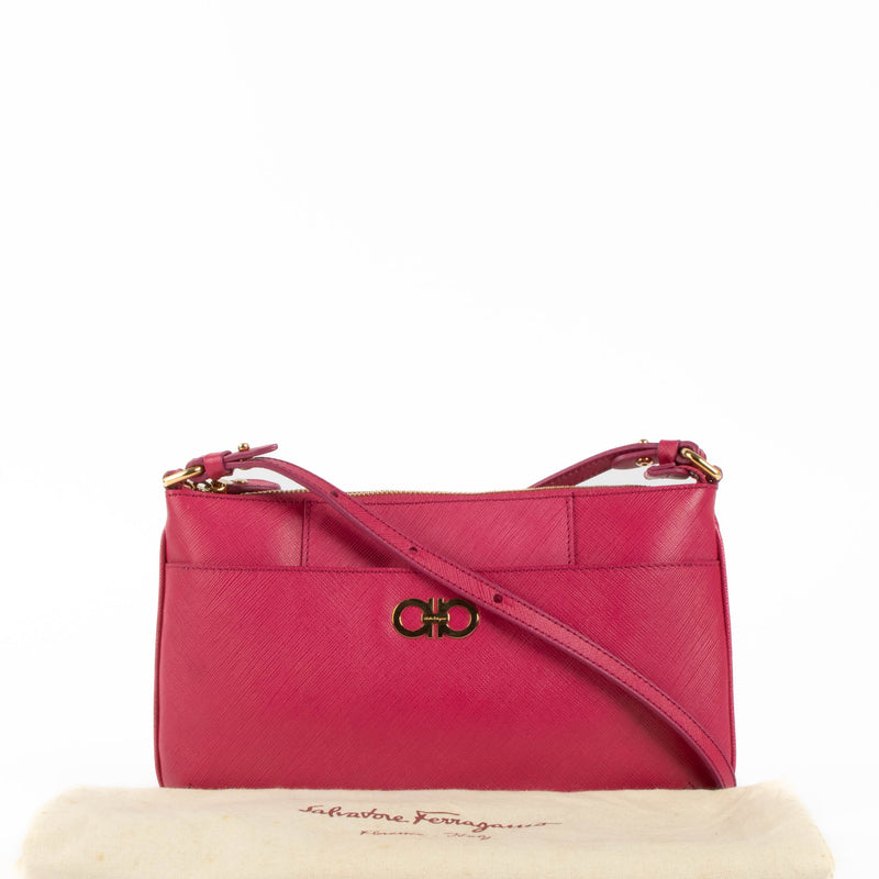 Shop the authentic Ferragamo Pink Crossbody Bag second hand on Labellov.com