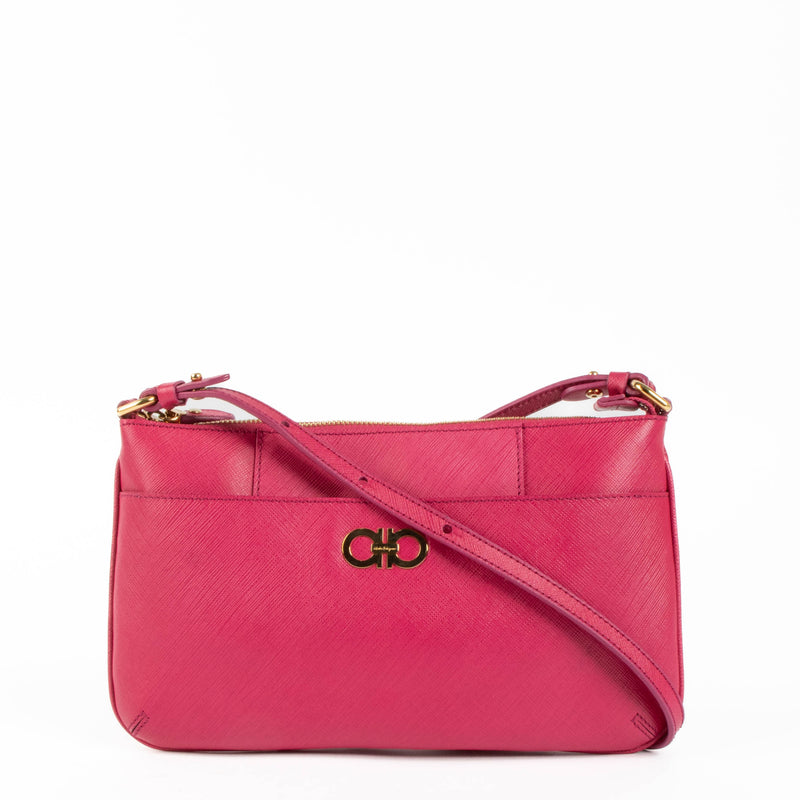 Shop the authentic Ferragamo Pink Crossbody Bag second hand on Labellov.com
