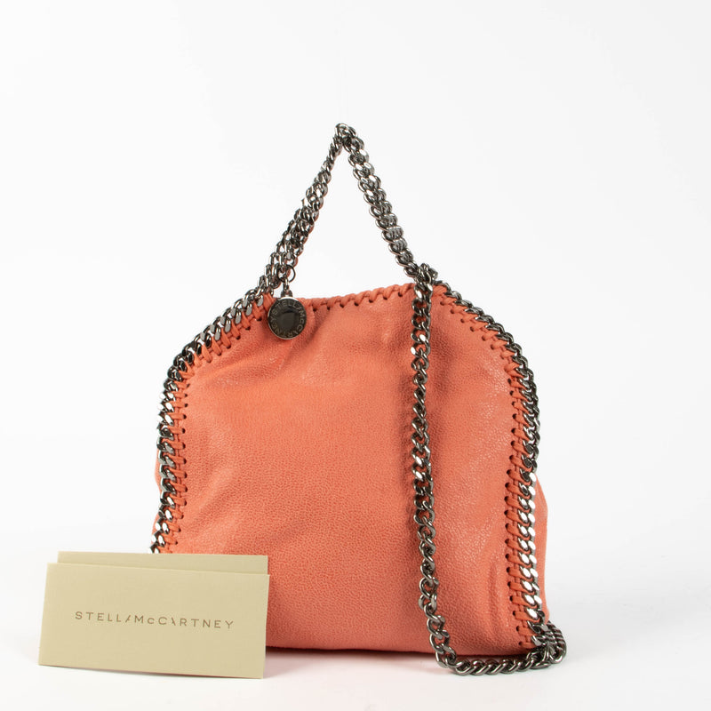 Shop the authentic Stella McCartney Pink Falabella Tiny Tote Bag