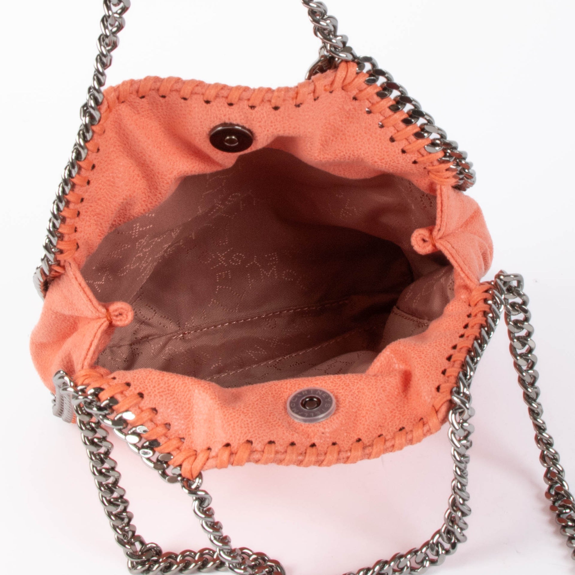 Shop the authentic Stella McCartney Pink Falabella Tiny Tote Bag