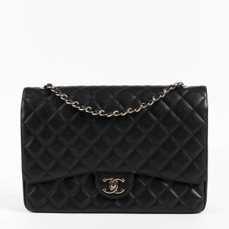 Chanel Black Caviar Maxi Classic Bag
