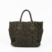 Shop this 100% authentic Prada Green Quilted Tessuto Tote Bag at Labellov.com