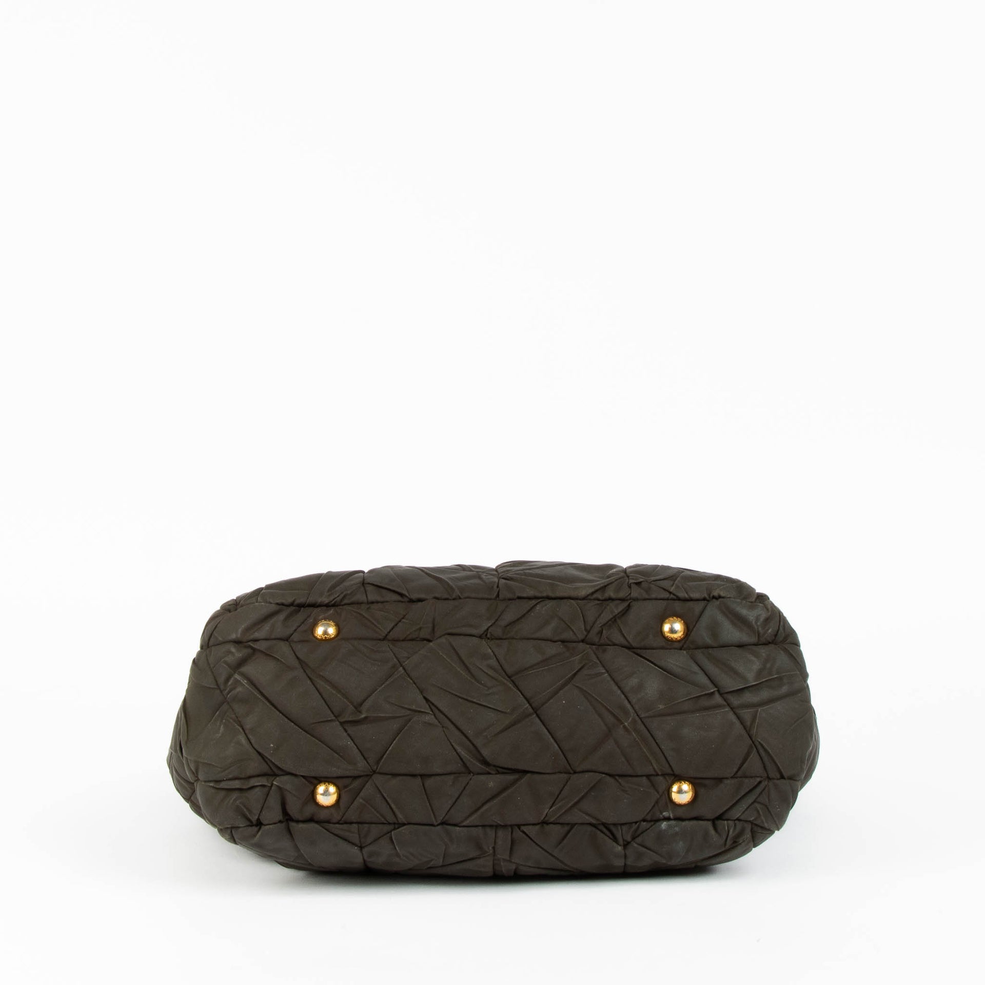 Shop this 100% authentic Prada Green Quilted Tessuto Tote Bag at Labellov.com