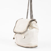 Shop authentic Stella McCartney White Falabella Mini Backpack on Labellov.com.