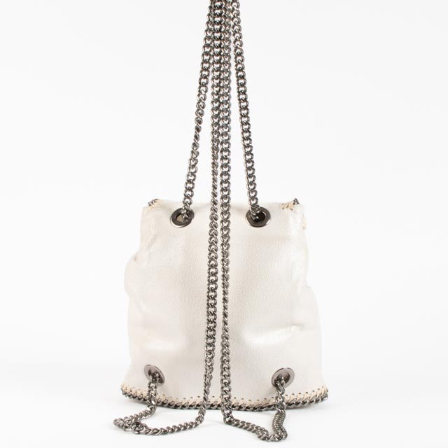 Stella McCartney White Falabella Mini Backpack – Labellov