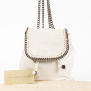 Shop authentic Stella McCartney White Falabella Mini Backpack on Labellov.com.