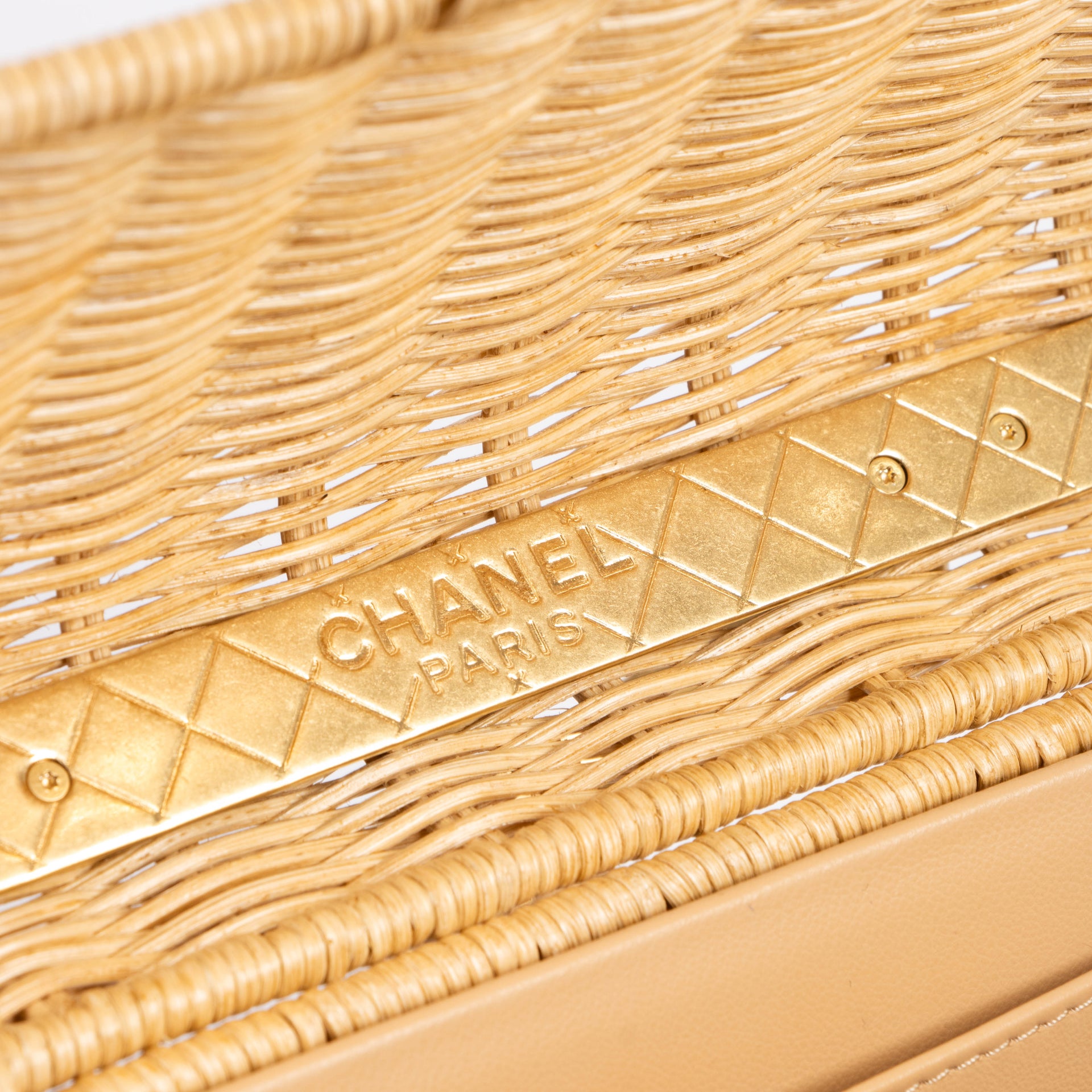 Chanel Braided Rattan Mini Flap Bag
