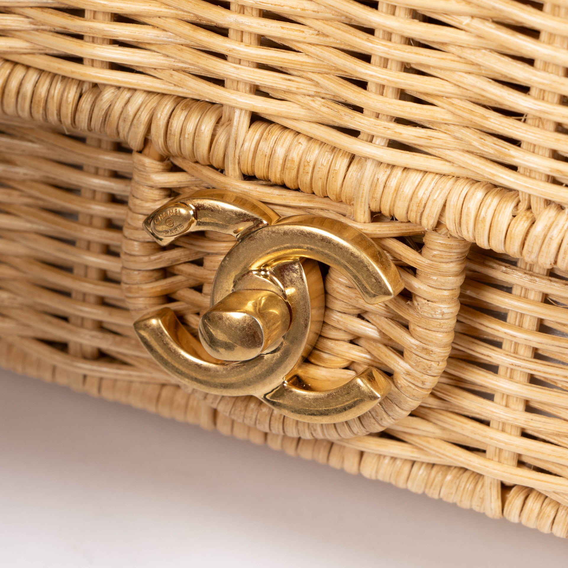Chanel Braided Rattan Mini Flap Bag