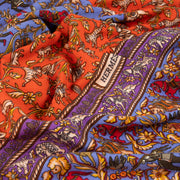 Shop this authentic Hermes Red Chasse En Inde 140 Shawl pre-loved by Labellov.com