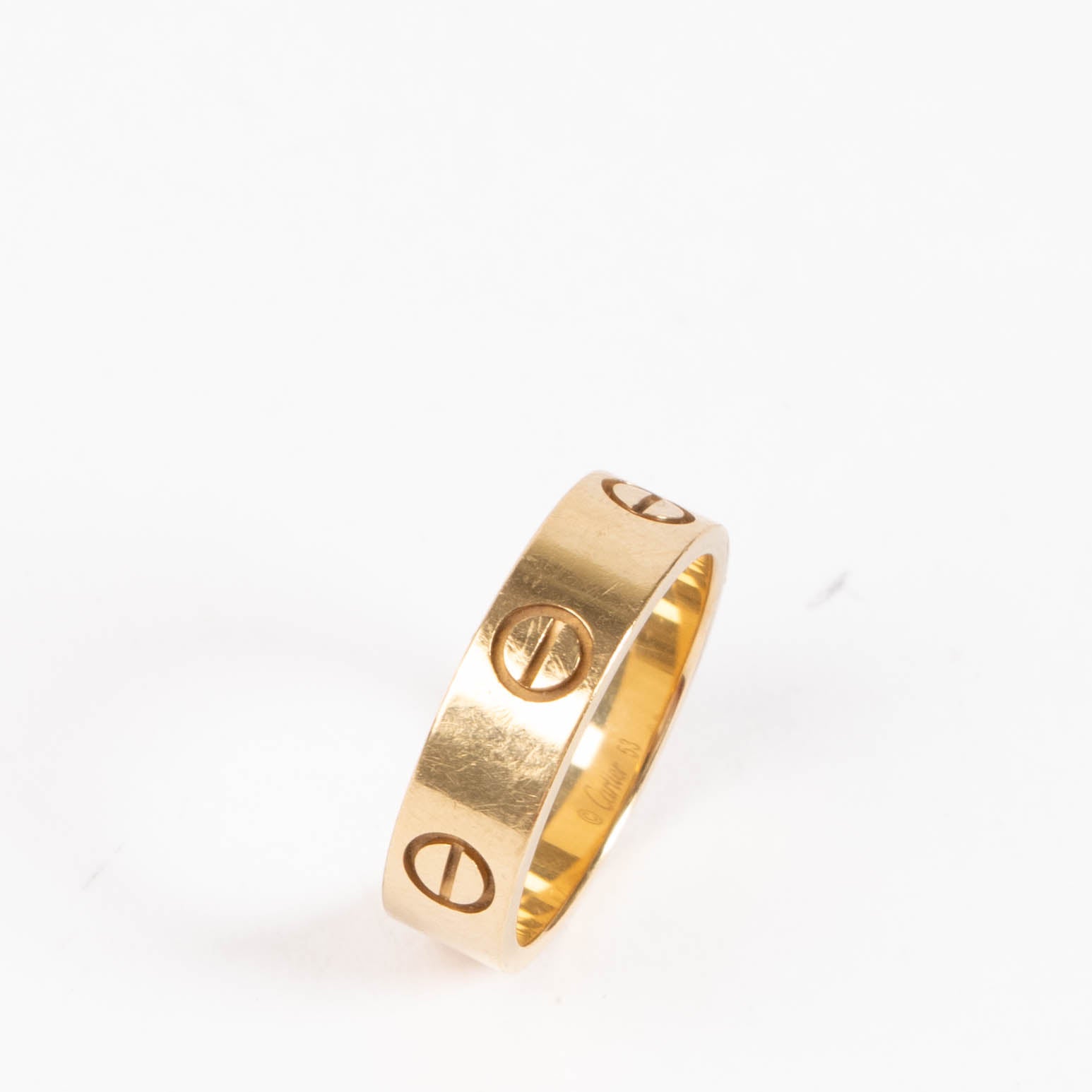 Cartier Yellow Gold LOVE Classic Ring - Size 53