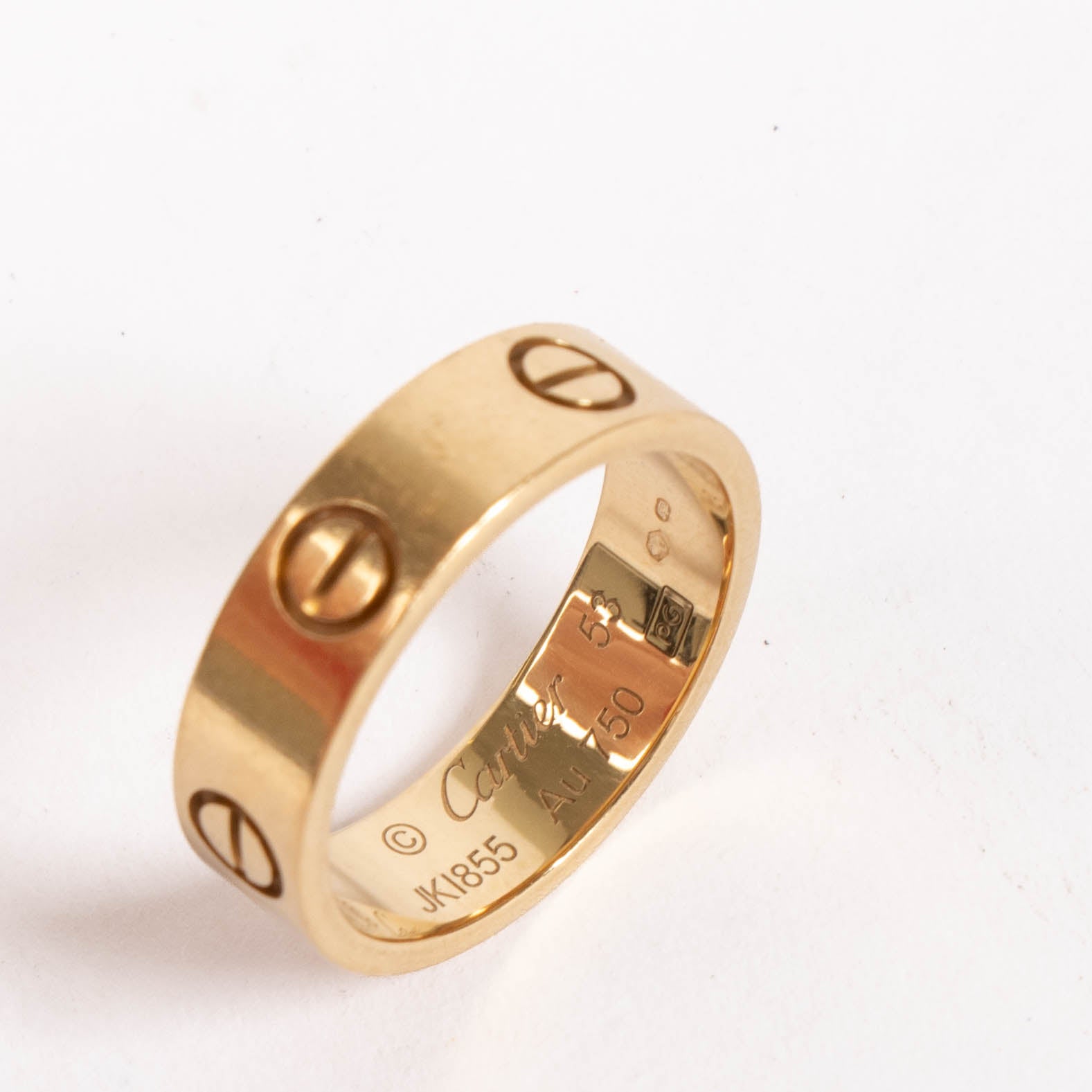Cartier Yellow Gold LOVE Classic Ring - Size 53
