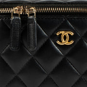 Shop the authentic Chanel Black Pearl Crush Vanity Chain Shoulder Bag on Labellov.com !