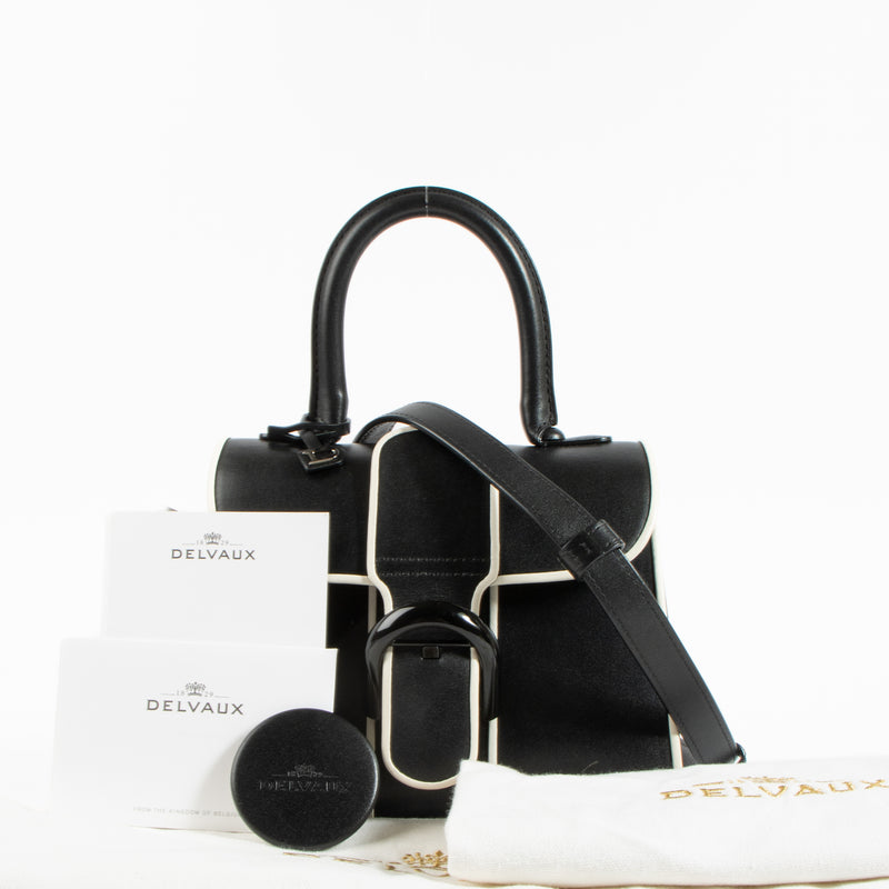 Delvaux Black Illusion Brillant Mini Bag