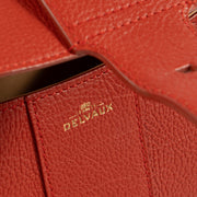 Shop the authentic Delvaux Scarlet Red Metal Glam Brillant Mini Bag on Labellov.com !