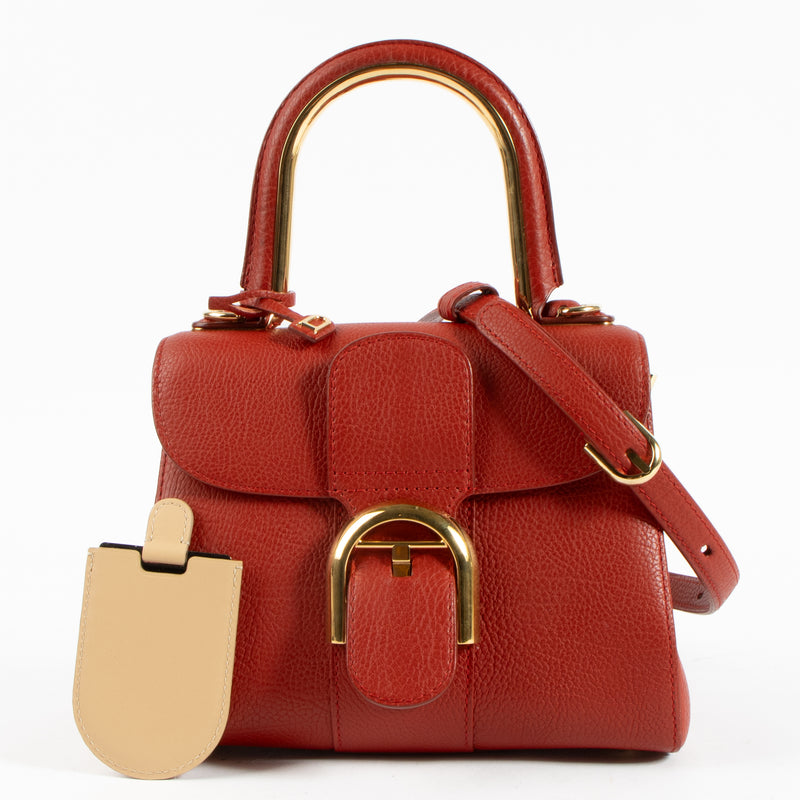 Shop the authentic Delvaux Scarlet Red Metal Glam Brillant Mini Bag on Labellov.com !