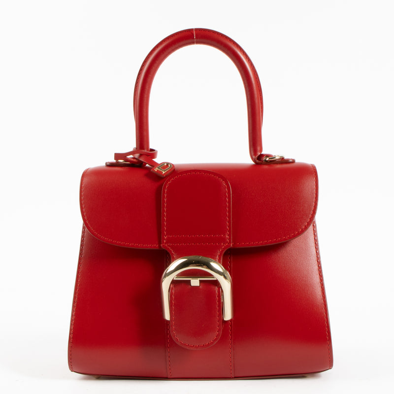 Delvaux Red Lipstick Brillant Mini Bag
