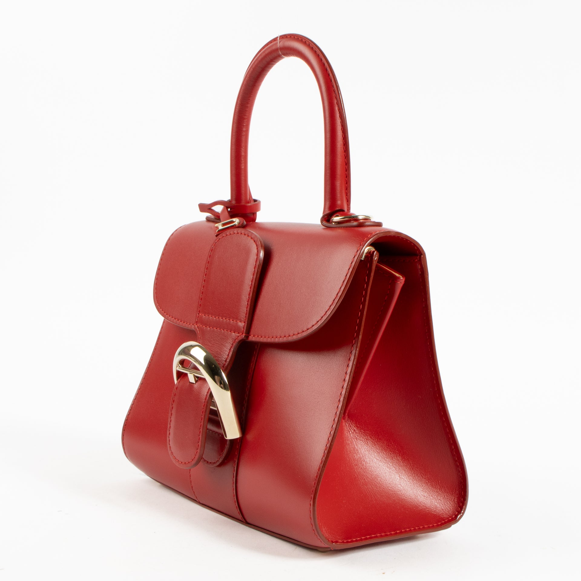 Delvaux Red Lipstick Brillant Mini Bag