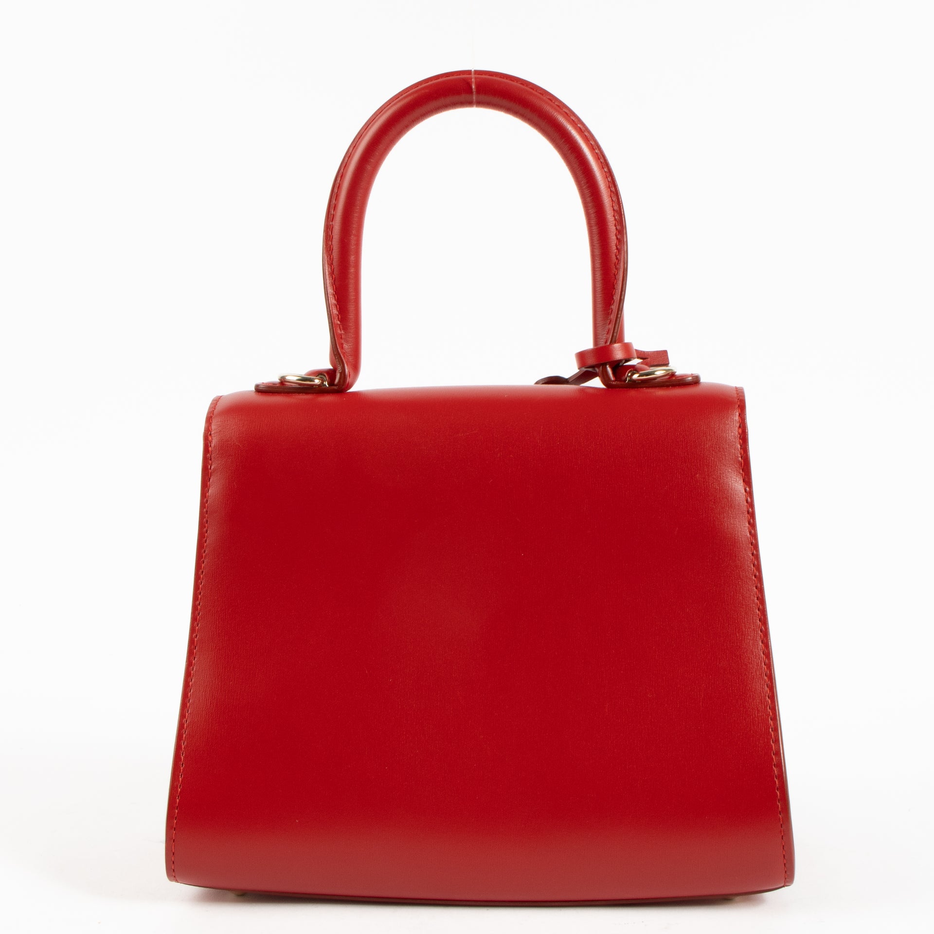 Delvaux Red Lipstick Brillant Mini Bag