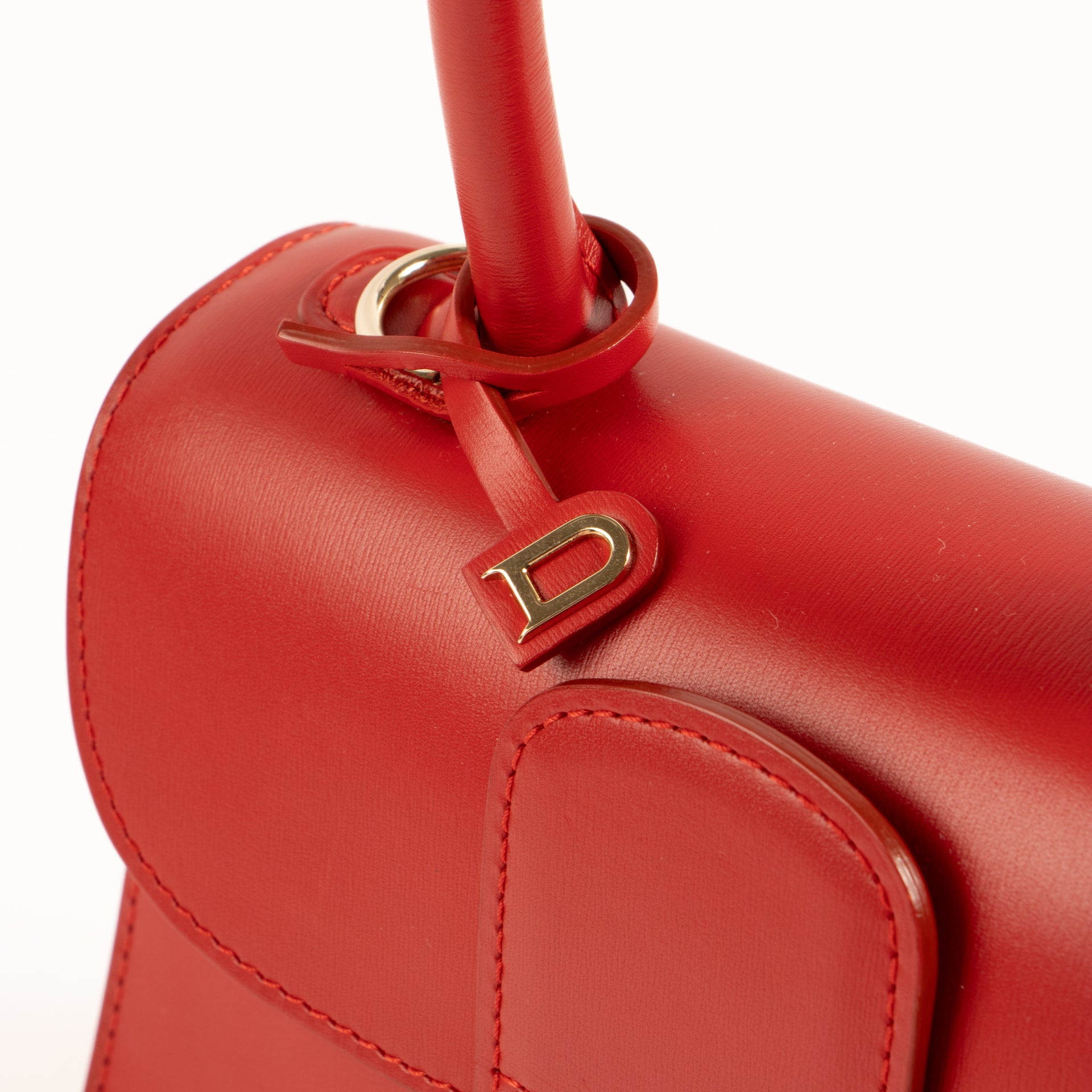 Delvaux Red Lipstick Brillant Mini Bag