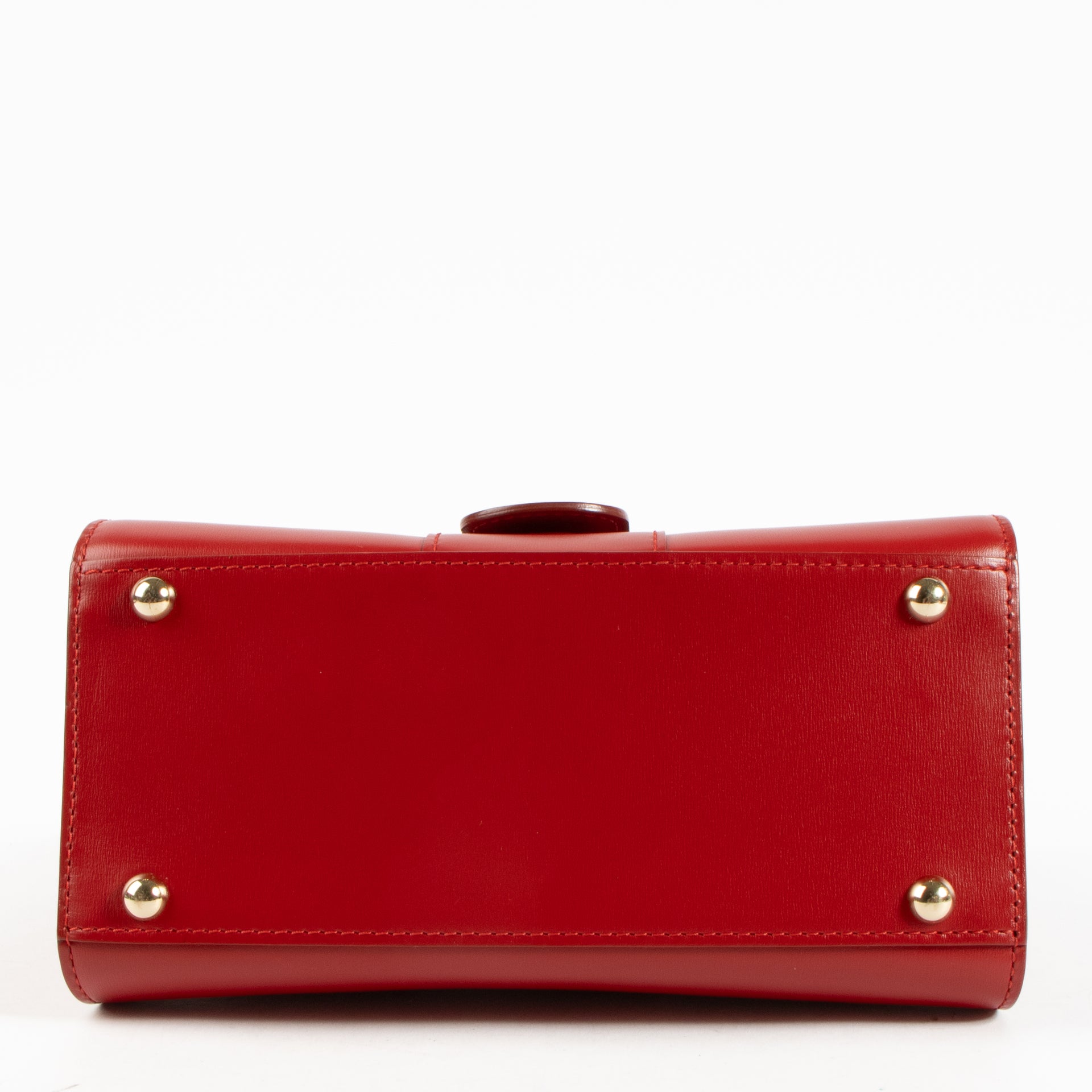 Delvaux Red Lipstick Brillant Mini Bag