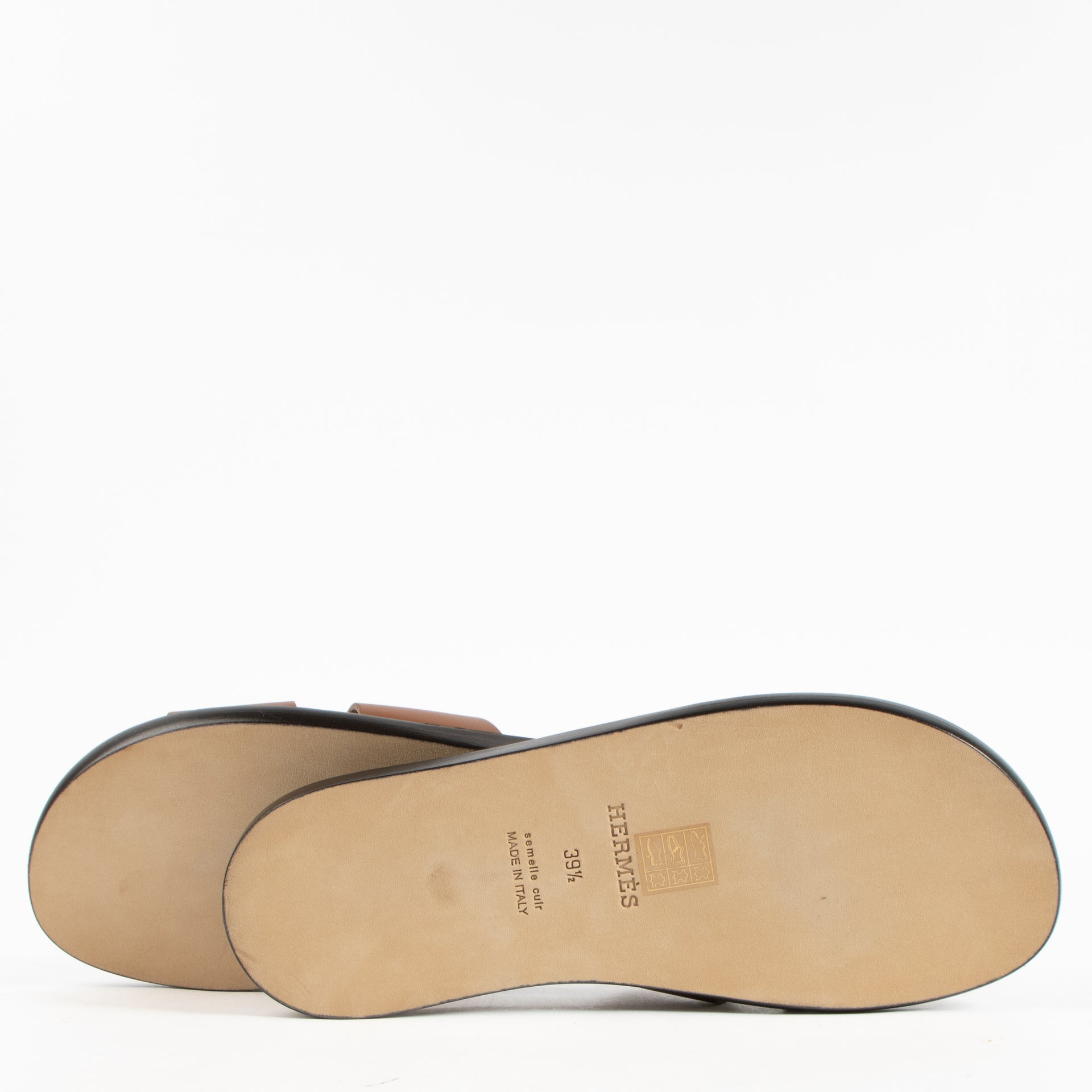 Hermès Brown Izmir Sandals - Size 39