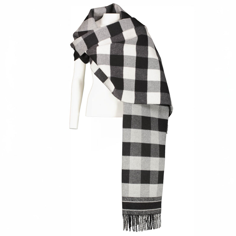 Christian Dior Check'n'Dior Scarf Vest Grey White - Size L