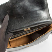 Shop authentic Delvaux Vintage Black Box Calf Shoulder Bag on Labellov.com.
