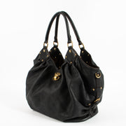Shop authentic Louis Vuitton Black Mahina Neo L Bag on Labellov.com.