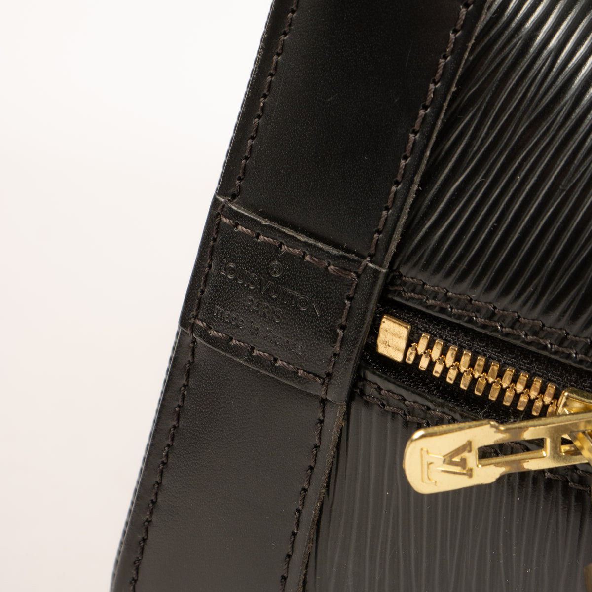 Shop this authentic Louis Vuitton Black Epi Alma PM Bag Pre-Loved on Labellov.com