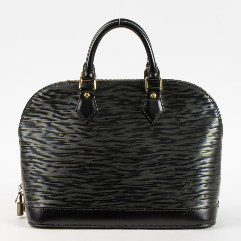Shop this authentic Louis Vuitton Black Epi Alma PM Bag Pre-Loved on Labellov.com