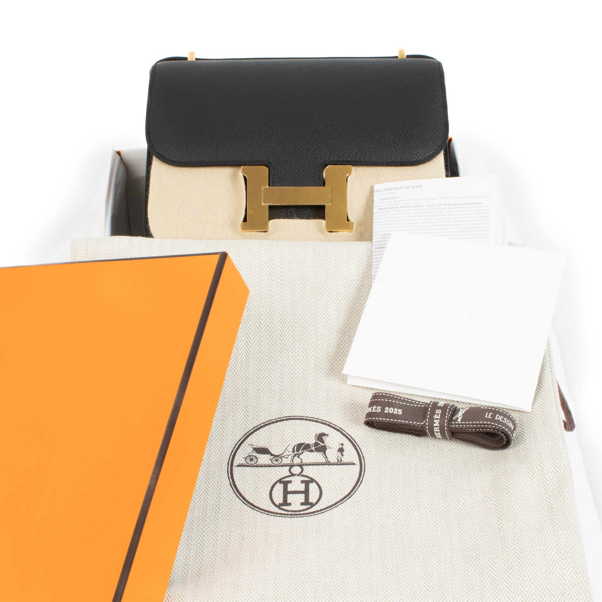 Hermès Constance Mini Noir Epsom GHW