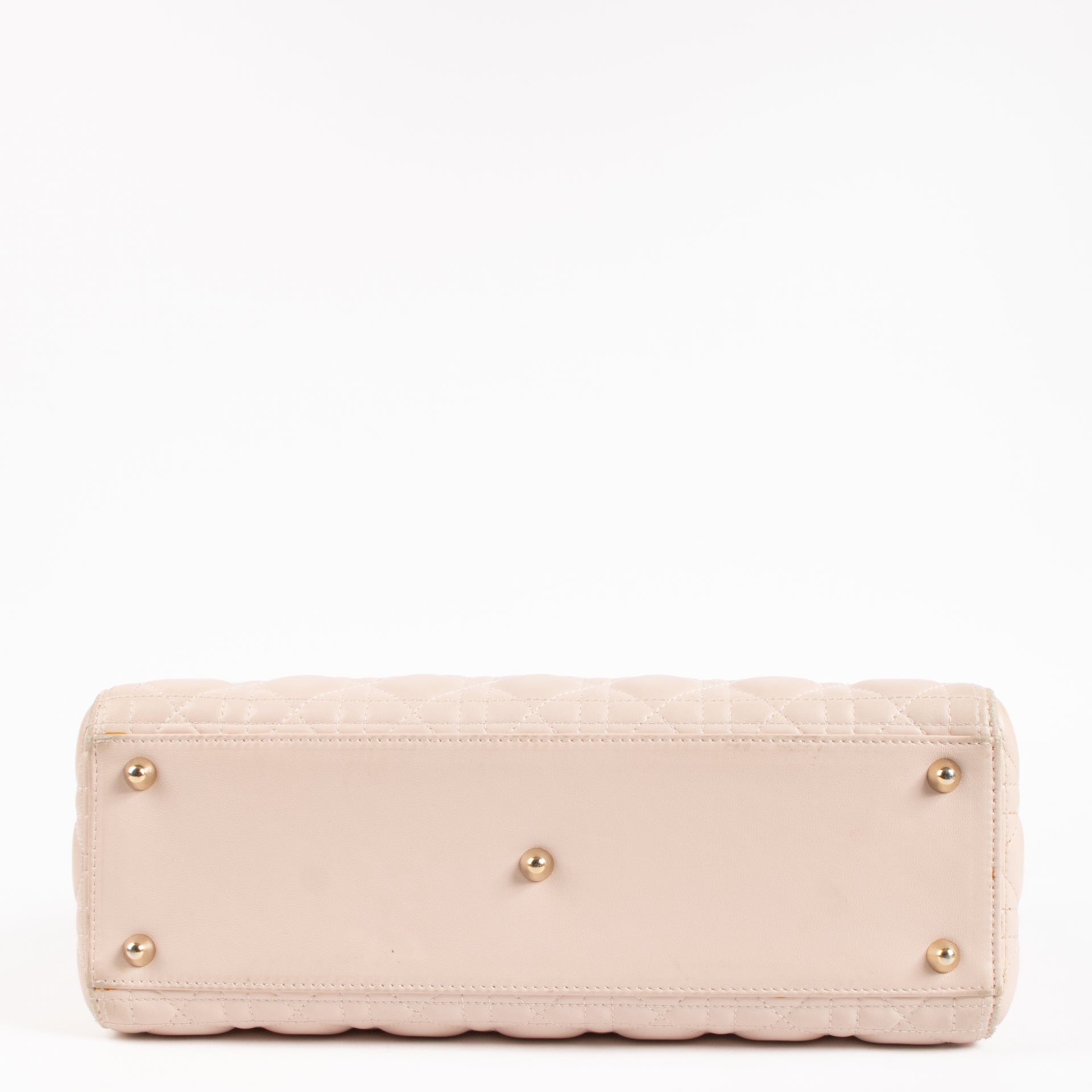 Christian Dior Pink Cannage Large Lady Dior Bag