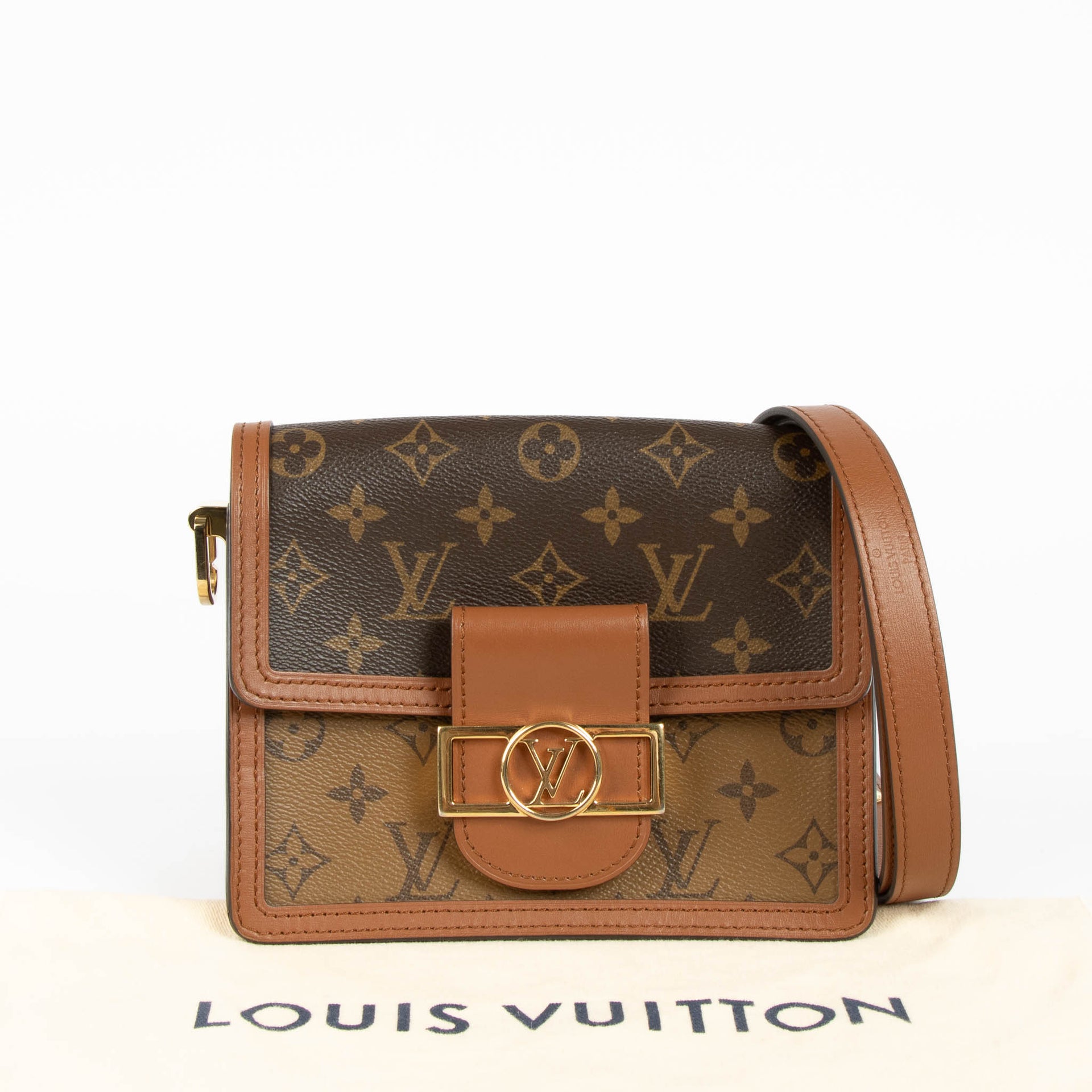 Shop this authentic Louis Vuitton Monogram Dauphine Mini Crossbody Bag pre-loved on Labellov.com