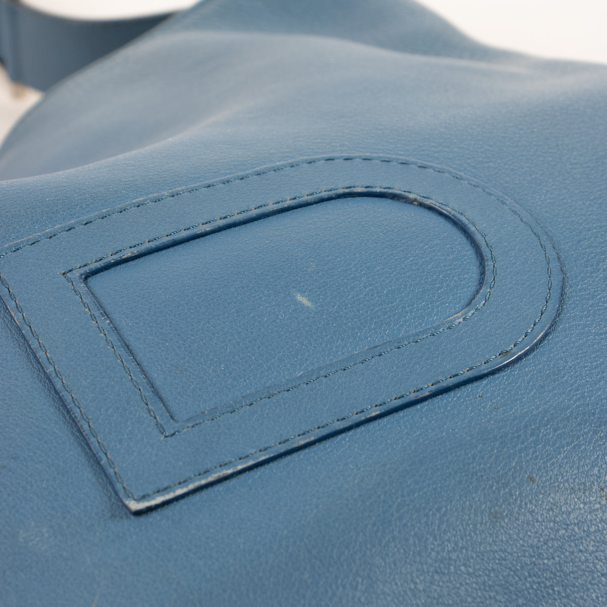Shop this authentic Delvaux Blue Louise PM Hobo bag pre-loved on Labellov.com