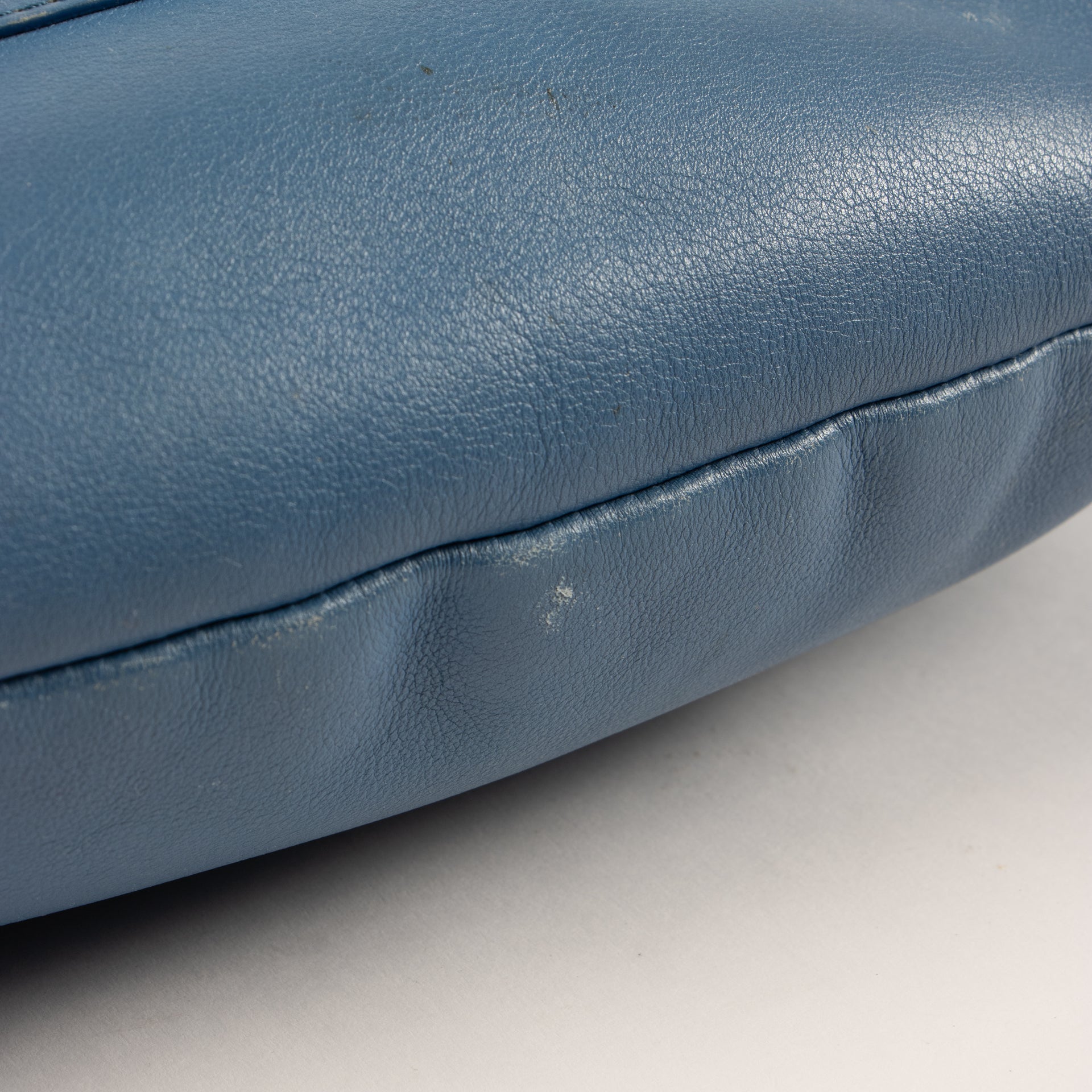 Shop this authentic Delvaux Blue Louise PM Hobo bag pre-loved on Labellov.com