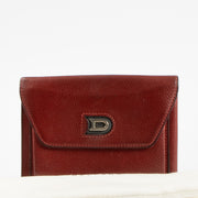 Shop the authentic Delvaux Red Denise Wallet second hand on Labellov.com!