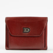 Shop the authentic Delvaux Red Denise Wallet second hand on Labellov.com!
