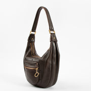 Shop this authentic Delvaux Brown Pauline PM Shoulder Bag Pre-loved on Labellov.com