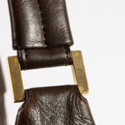 Shop this authentic Delvaux Brown Pauline PM Shoulder Bag Pre-loved on Labellov.com