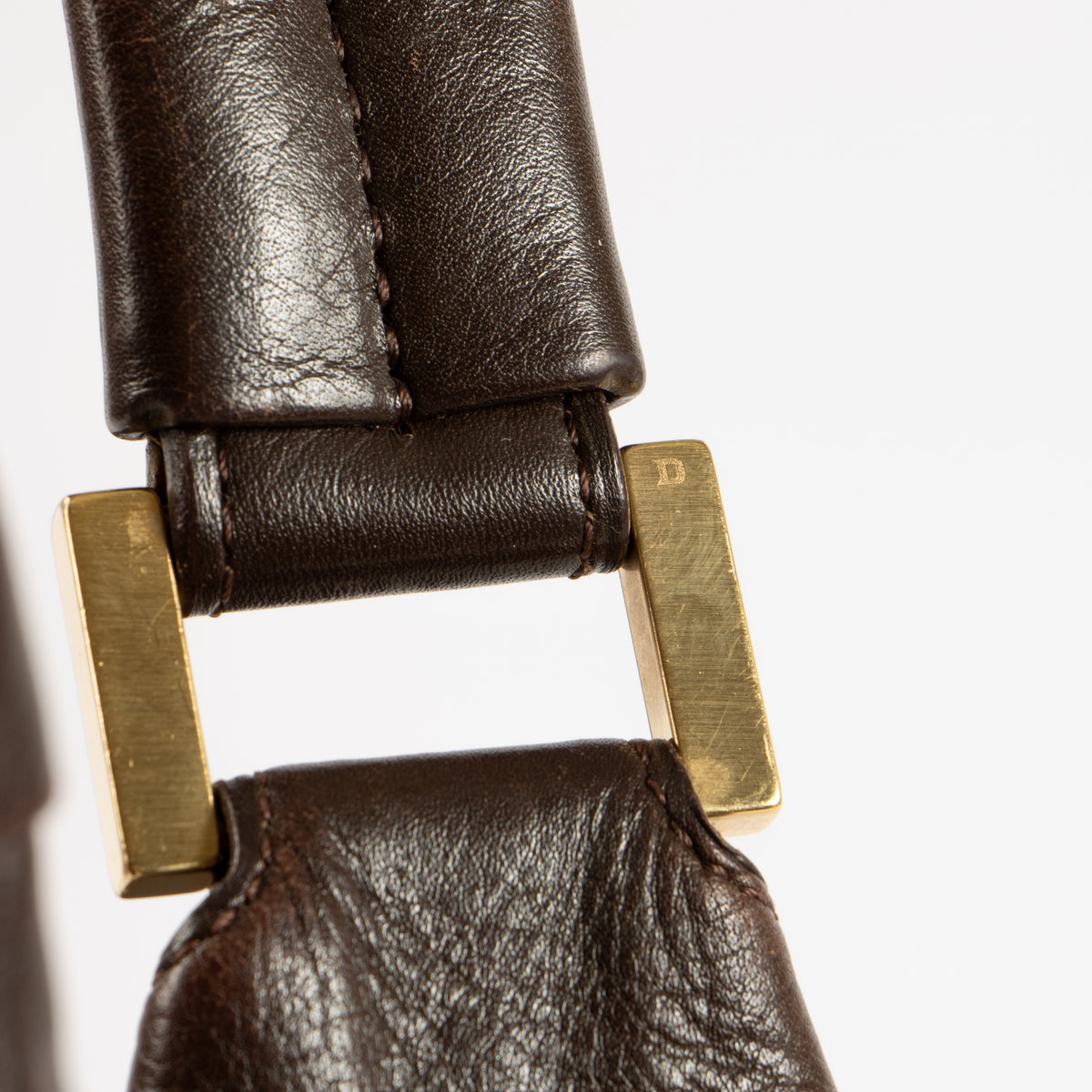 Shop this authentic Delvaux Brown Pauline PM Shoulder Bag Pre-loved on Labellov.com