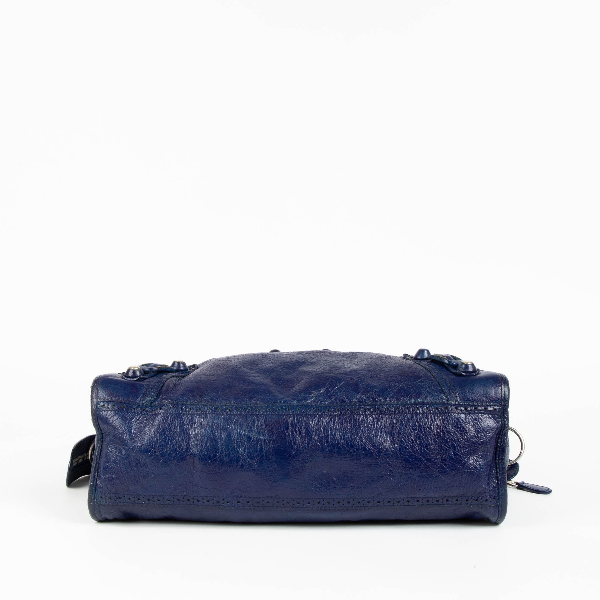 Balenciaga Blue Brogue Medium City Bag – Labellov