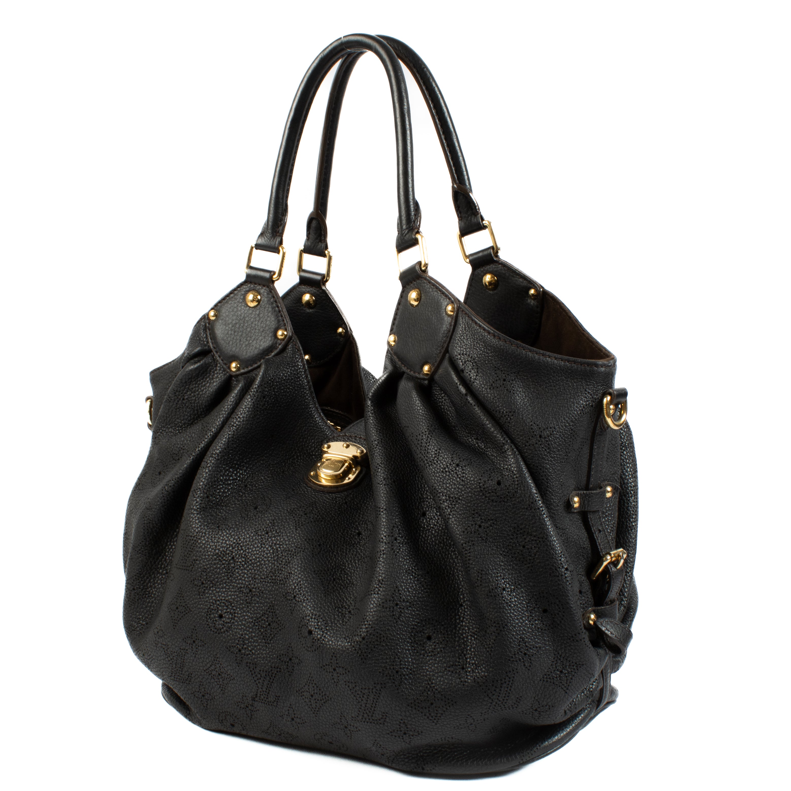 Louis Vuitton Black Mahina Noel Shoulder Bag – Labellov