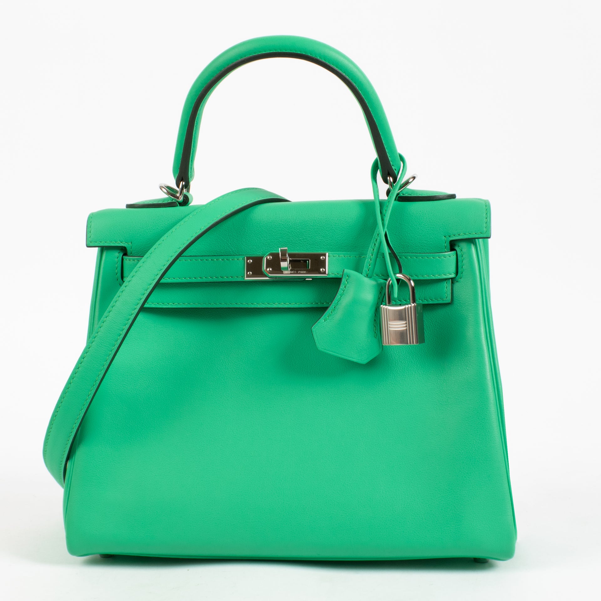 Hermès Kelly 25 Vert Comics Swift PHW