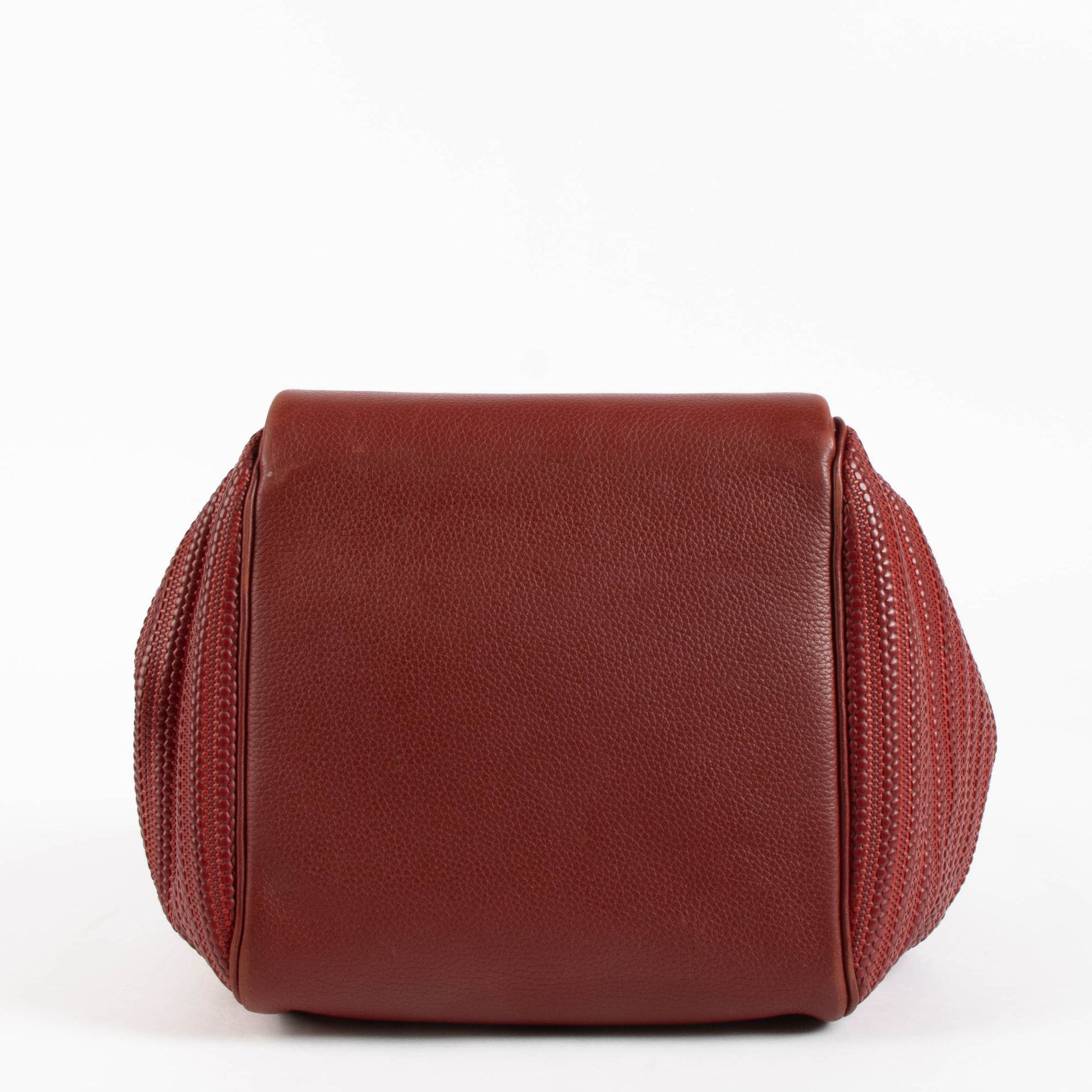 Delvaux Rosso Tissage Cotele Corail Bag