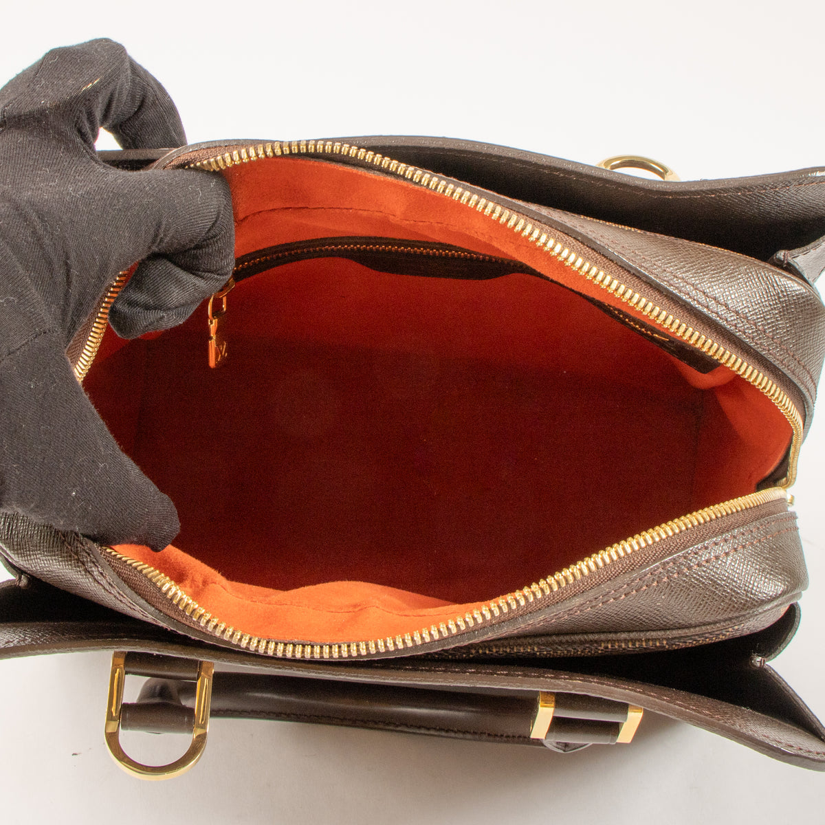 Shop this authentic Louis Vuitton Damier Ebene Triana Bag Pre-loved on Labellov.com 
